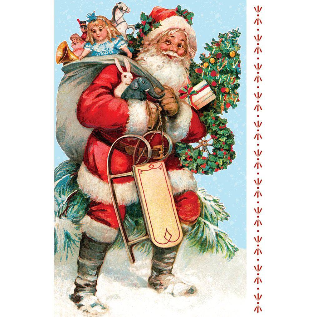 Pictura Classic Santa Christmas Card featuring festive holiday illustration with Santa Claus and Christmas-themed design.